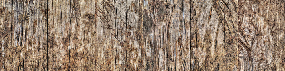 High Resolution Old Weathered Battered Cracked Knotted Pinewood Planking Backdrop