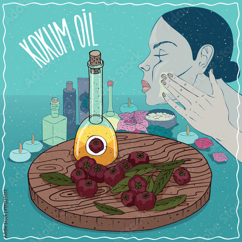Kokum oil used for skin care