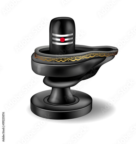 black stone Lord Shiva Lingam