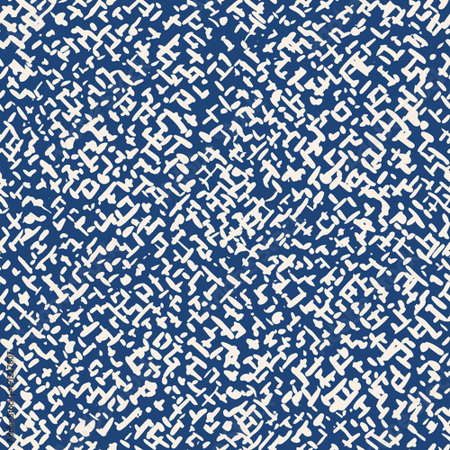 Tie dye indigo seamless pattern.