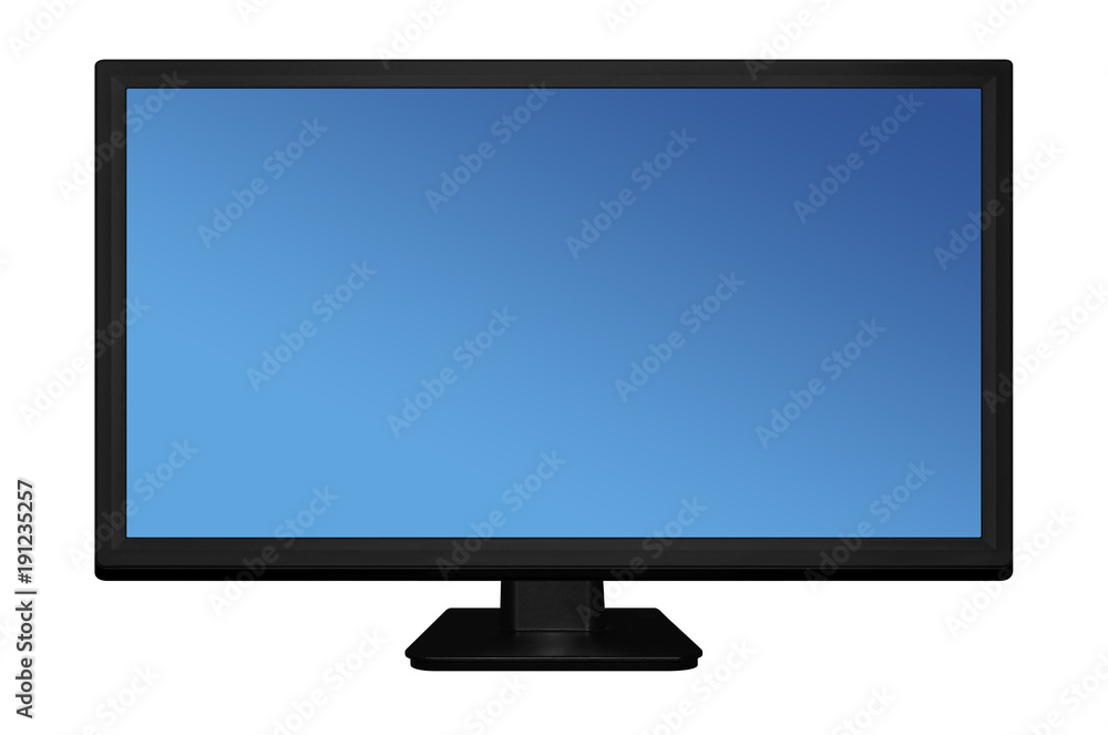 Led or Lcd tv screen isolated on white background Led or Lcd tv screen isolated on white background