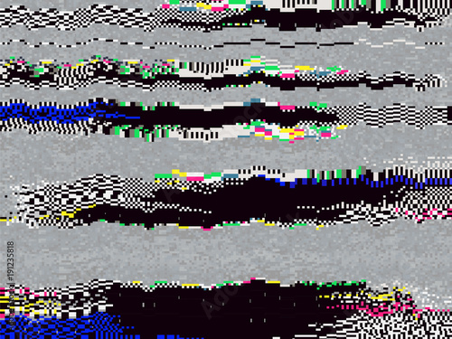 Glitch computer screen data tv error texture 1