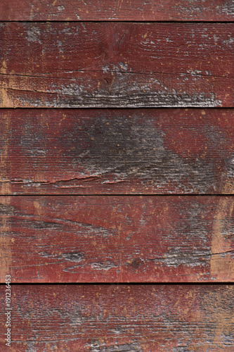 Red Rustic Old Barn Wood Background