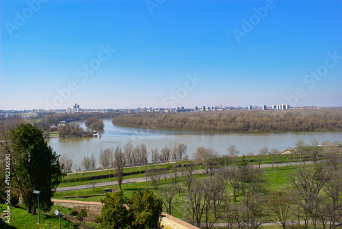 Belgrade - Confluence of Save and Danube River