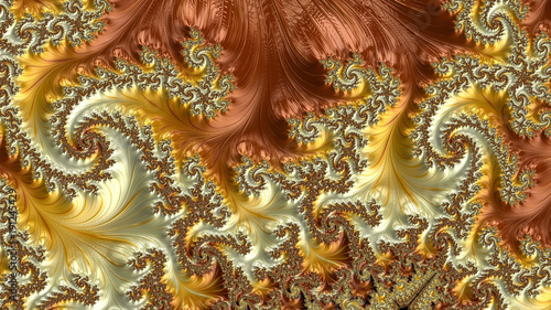 Wallpaper Mural Abstract Computer generated fractal design. A fractal is a never-ending pattern. Fractals are infinitely complex patterns that are self-similar across different scales. Torontodigital.ca