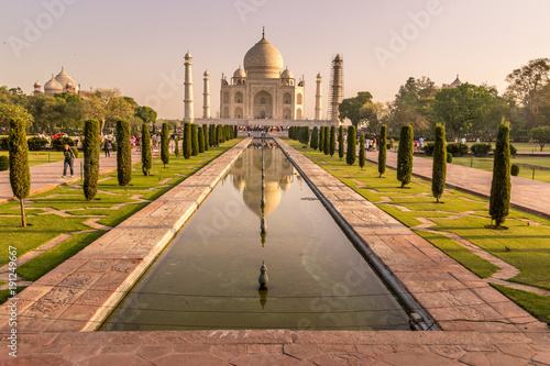 Sunrise in Taj Mahal, India