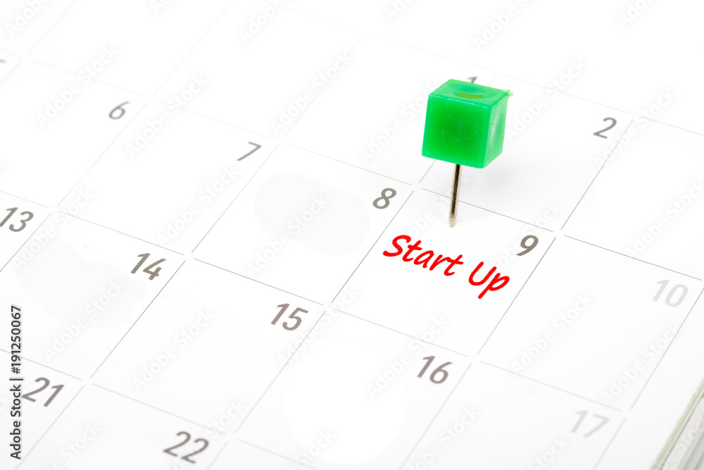 Upcoming Events written on a calendar with a green push pin to remind you and important appointment. Upcoming Events written on a calendar with a green push pin to remind you and important appointment.