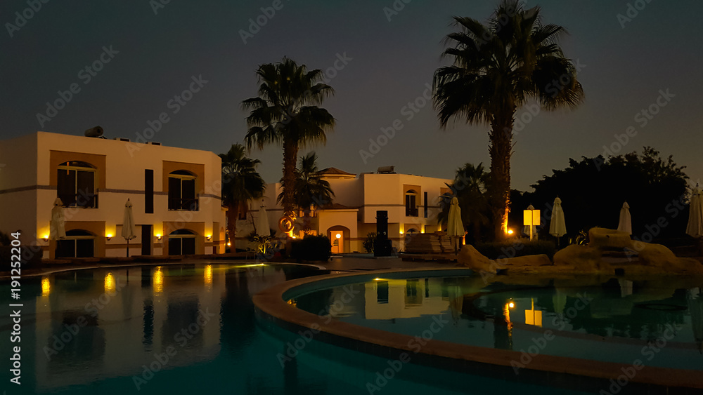 Egipt - Hotel Resort By Night