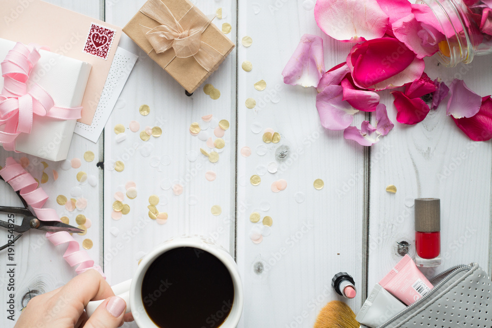 Valentines Flat Lay Valentines Flat Lay