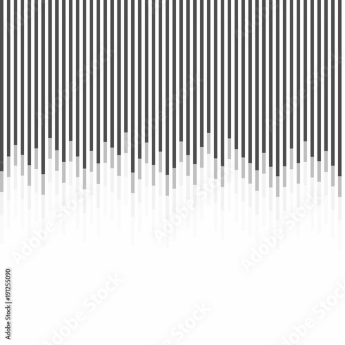 Abstract lines pattern. Seamless pattern with vertical lines and halftone transition