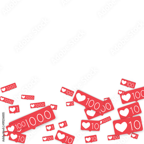 Social media counters.