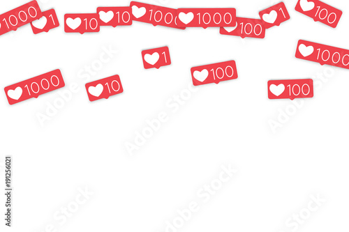 Social media counters.