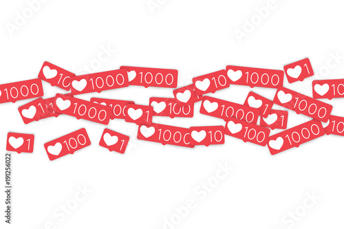 Social media counters.