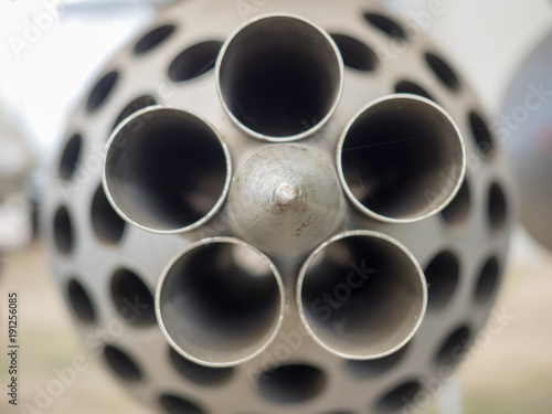 Tip of old gun