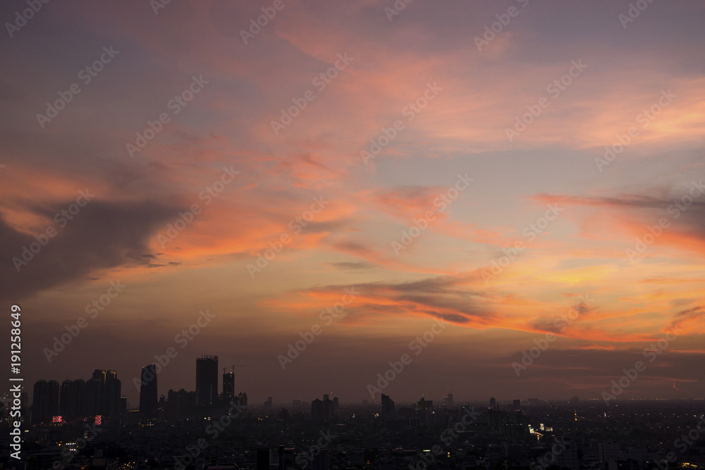 Pinky Afternoon Sky