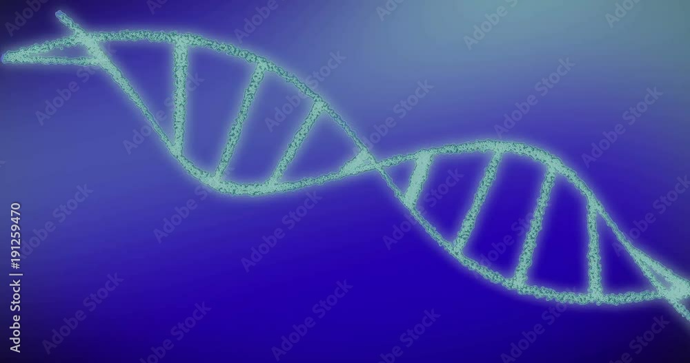 Rotating DNA with formula background. Genetic engineering scientific concept Rotating DNA with formula background. Genetic engineering scientific concept