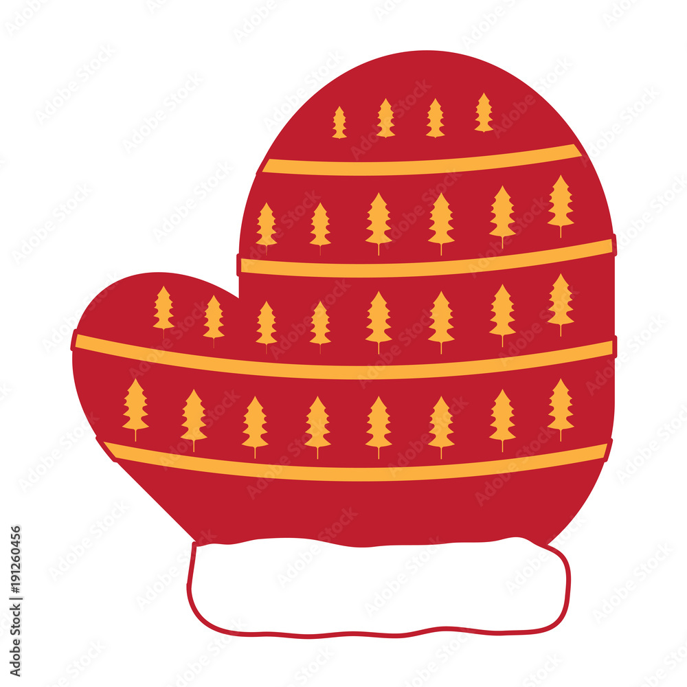 christmas glove icon christmas glove icon
