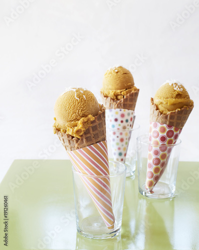 Spiced Carrot Cake Ice Cream
