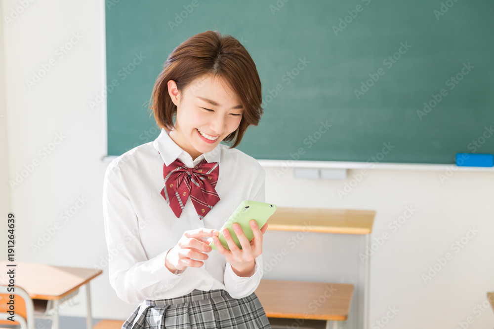 学生　スマートフォン