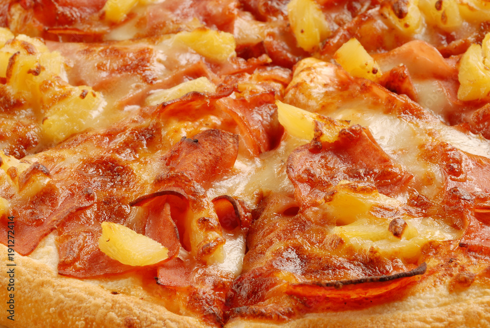 Closeup of a sliced pizza Closeup of a sliced pizza