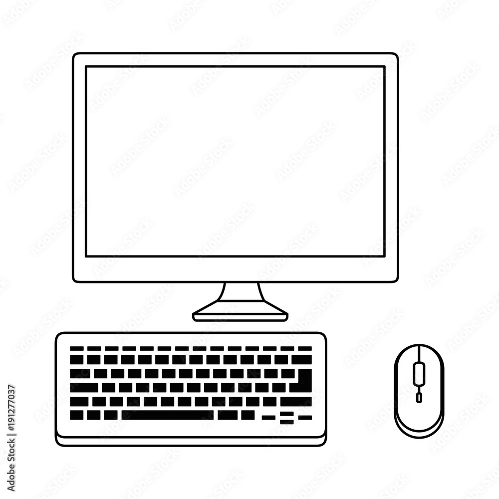 desktop computer isolated icon vector illustration design desktop computer isolated icon vector illustration design