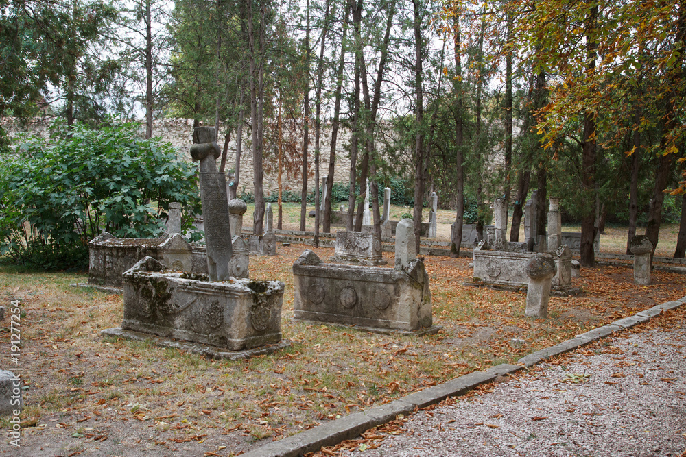 Cemetery. Khan palace. Bakhchisarai Cemetery. Khan palace. Bakhchisarai