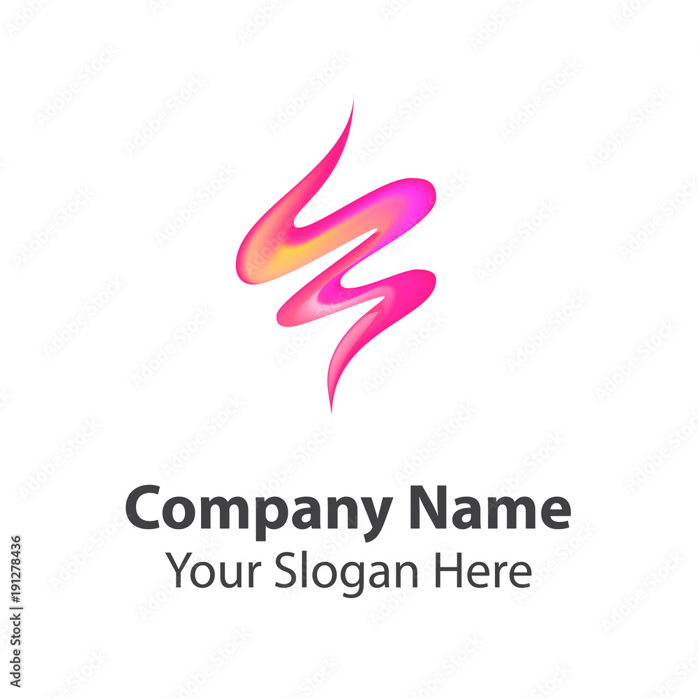 Abstract graphic icon, logo design template, symbol for company Abstract graphic icon, logo design template, symbol for company
