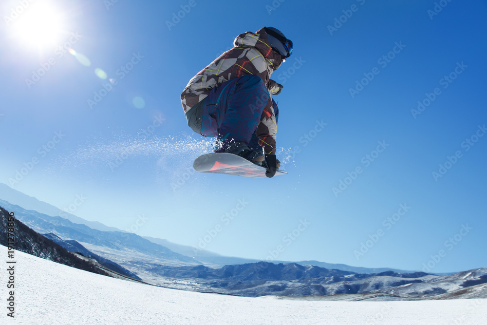 Young man skiing outdoors Young man skiing outdoors