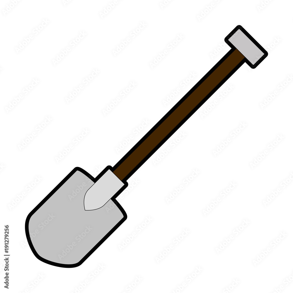 gardening shovel isolated icon vector illustration design gardening shovel isolated icon vector illustration design