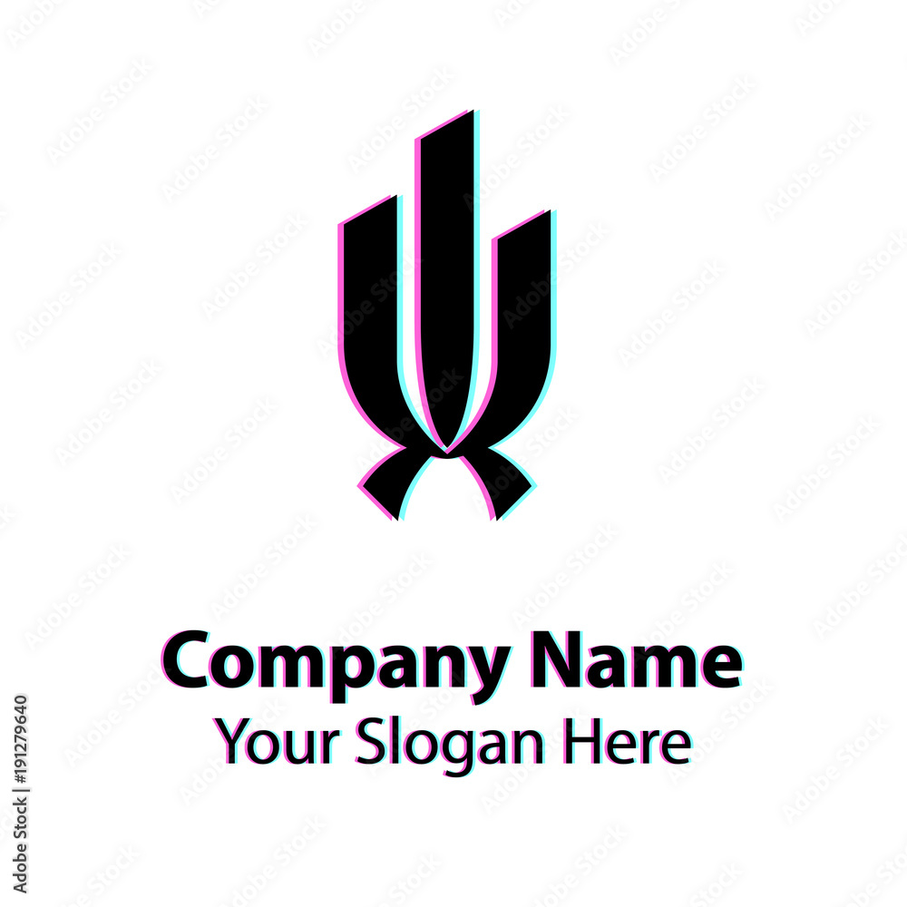 Abstract graphic icon, logo design template, symbol for company Abstract graphic icon, logo design template, symbol for company