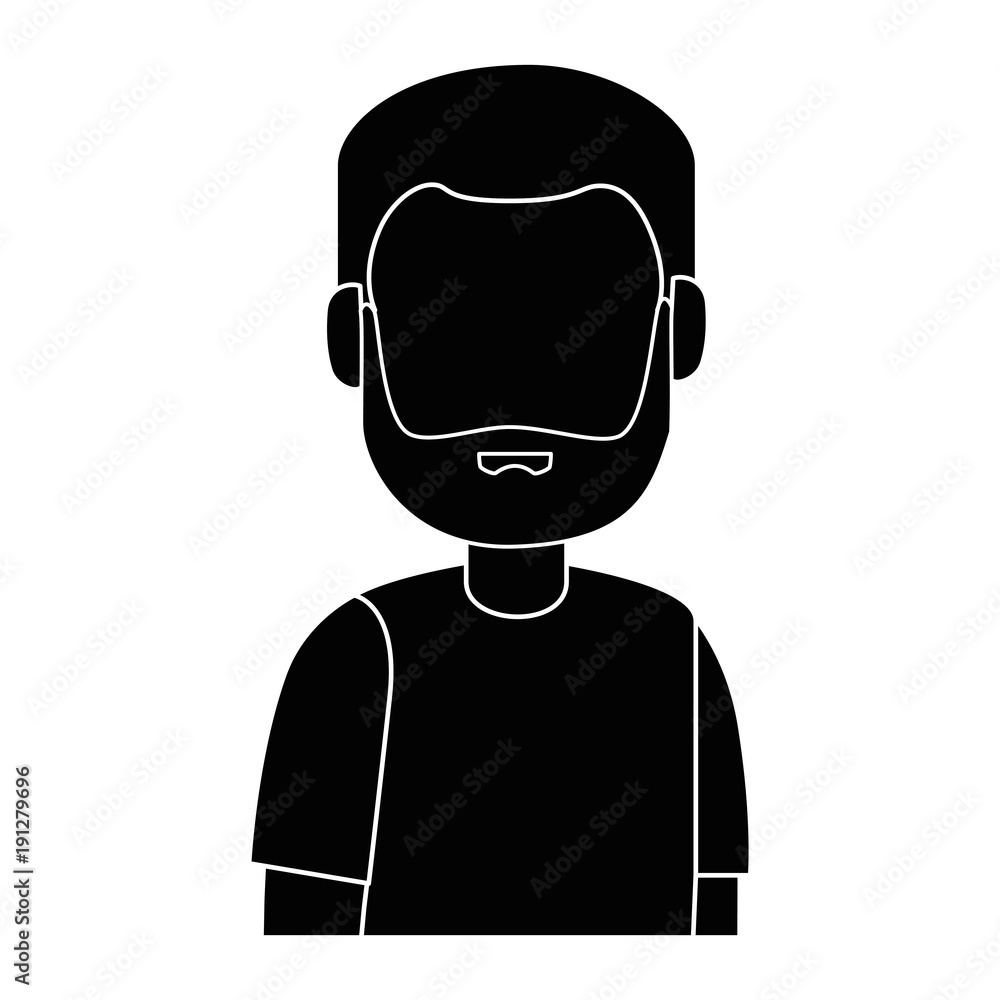 young man avatar character vector illustration design young man avatar character vector illustration design