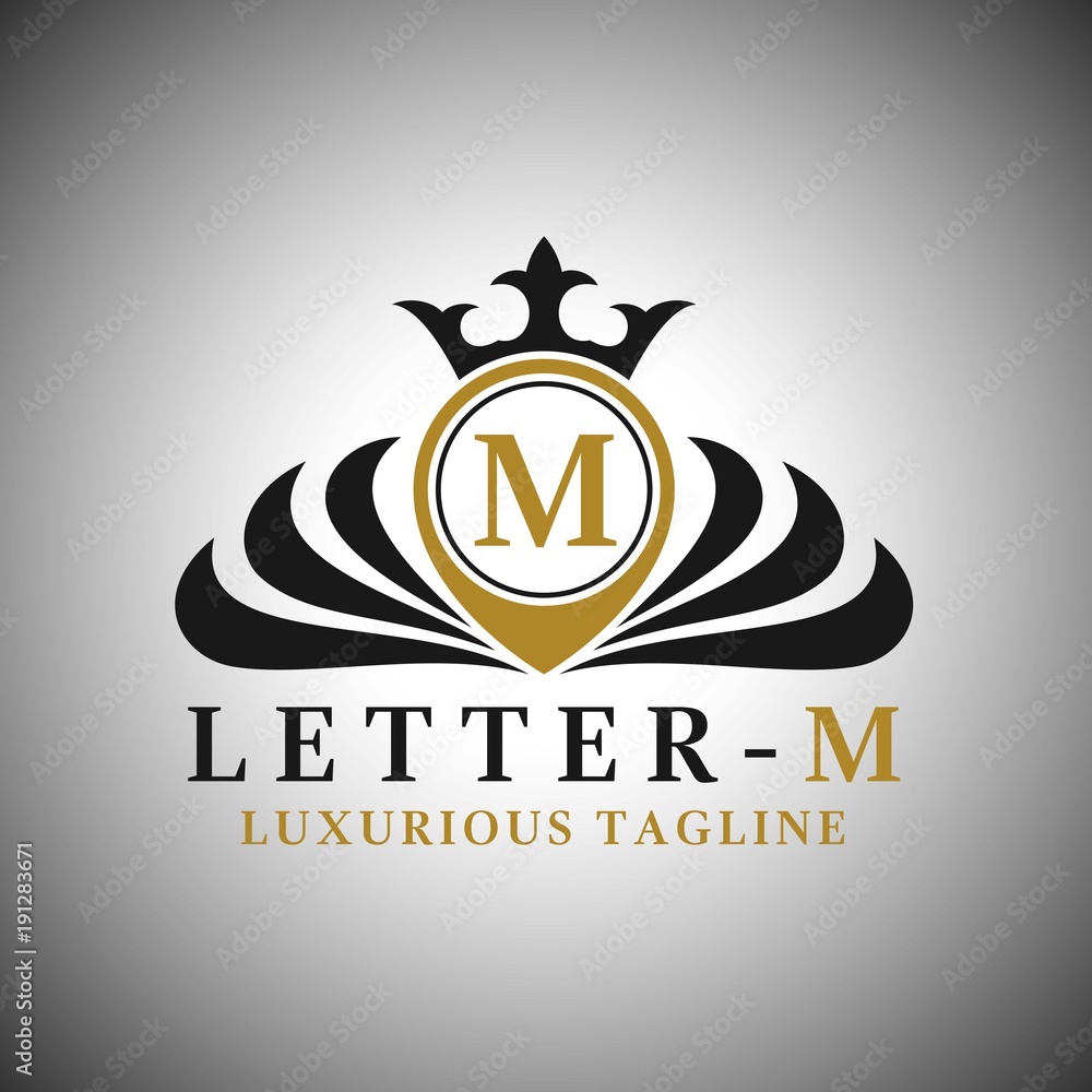 Letter M Logo - Classic Luxurious Style Logo Template Letter M Logo - Classic Luxurious Style Logo Template