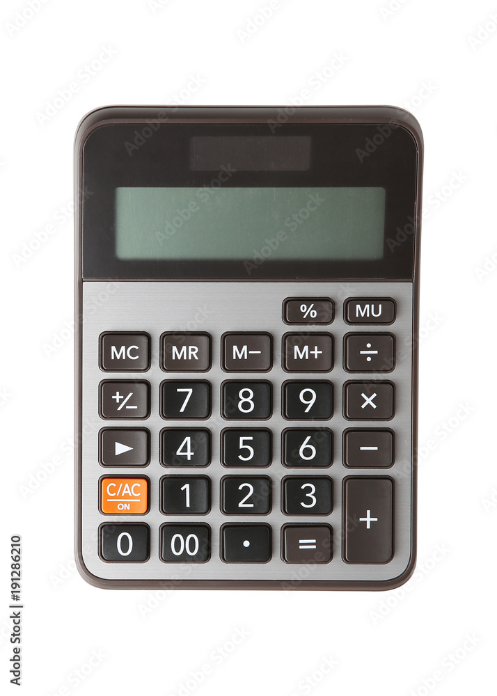 Calculator isolated on a White Background Calculator isolated on a White Background