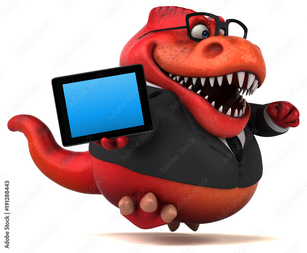 Fun Trex - 3D Illustration Fun Trex - 3D Illustration
