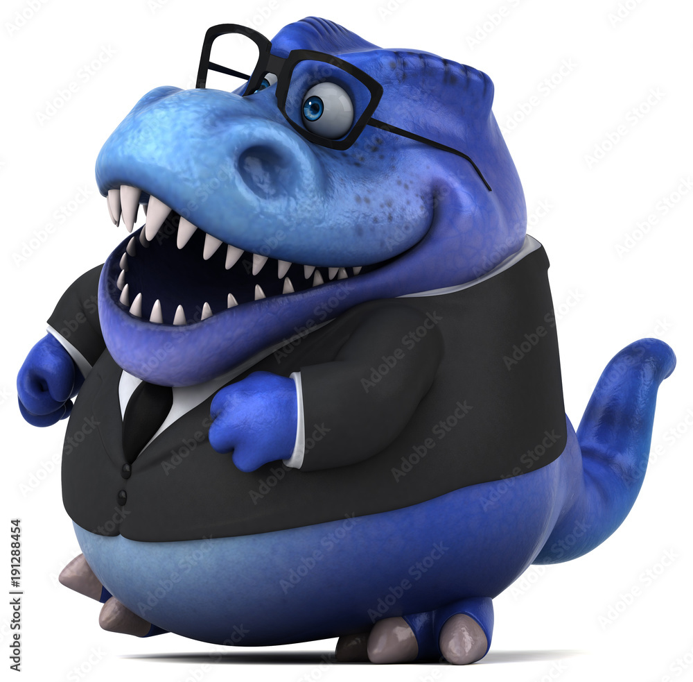 Fun Trex - 3D Illustration Fun Trex - 3D Illustration