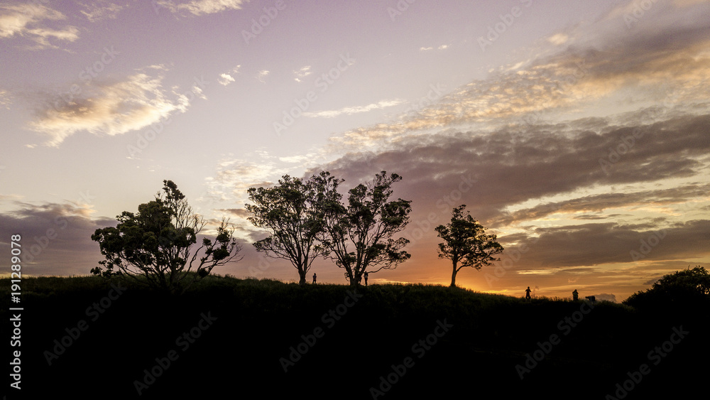 Mt Eden Sunset, New Zealand