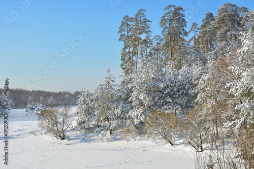 Wallpaper Mural Russia. Winter landscape Torontodigital.ca
