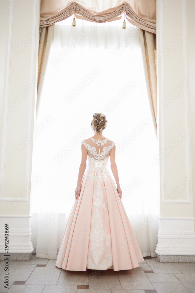 Beautiful bride in wedding dress Beautiful bride in wedding dress