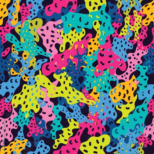Cute seamless pattern with corals.