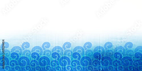 海　夏　和紙　背景