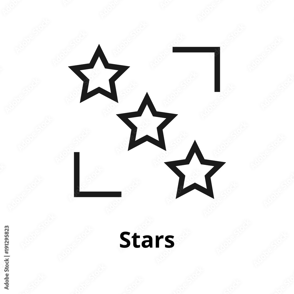 Stars line icon Stars line icon