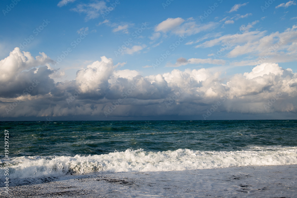 Fototapeta premium ヒスイ色の海