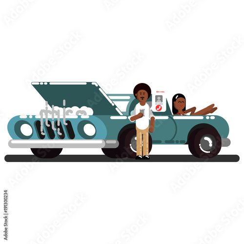 Black man detects