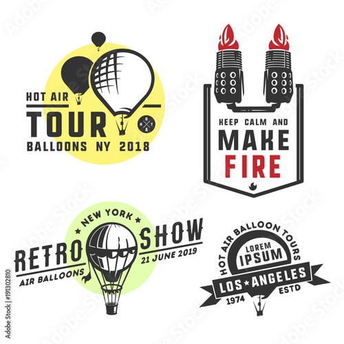 Hot air balloon, balloon, thermal balloon, aerostat, airship.Aerostat balloon vector.
