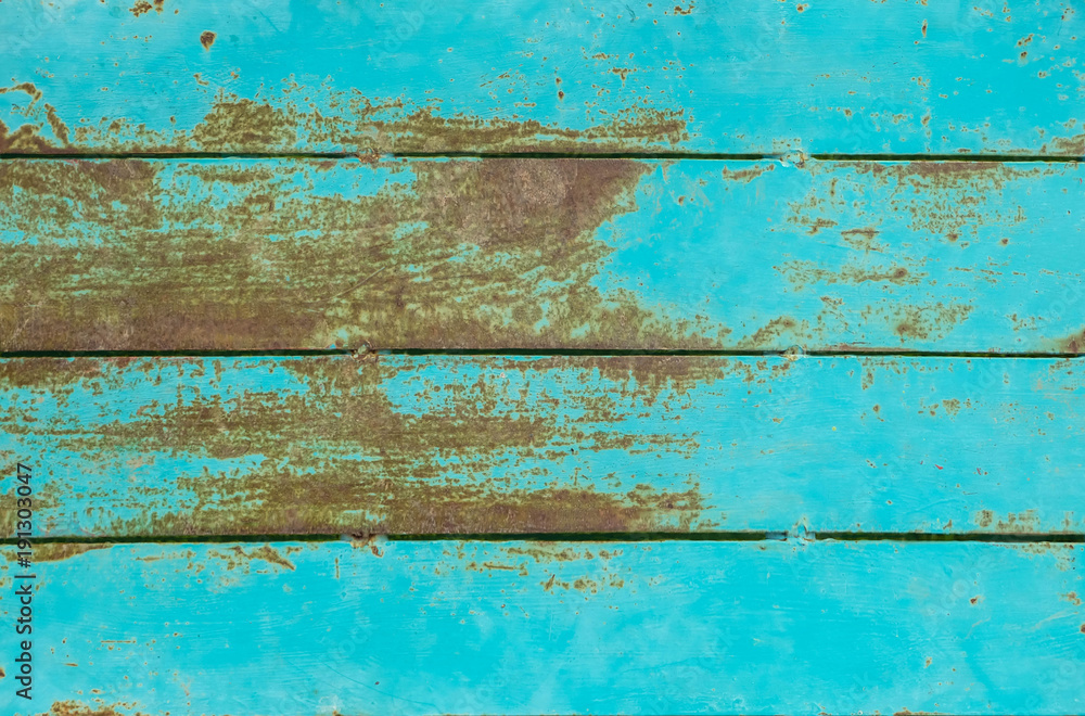 Metal blue ground with rust,texture and background free space