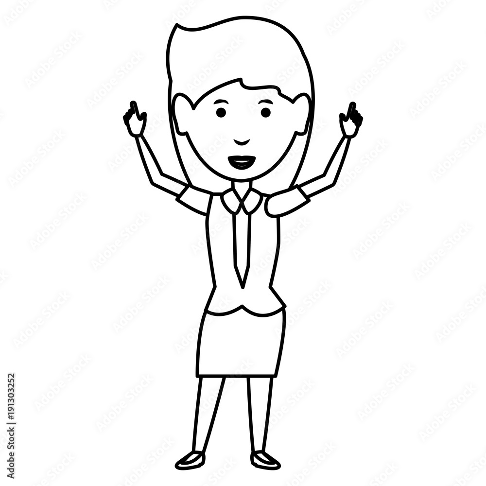 cartoon businesswoman icon cartoon businesswoman icon
