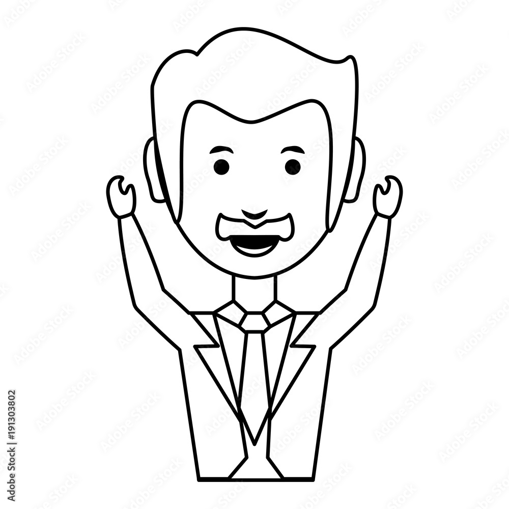 cartoon businessman icon cartoon businessman icon