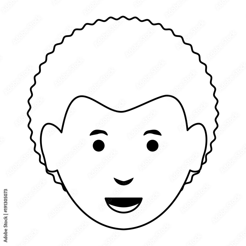 cartoon man face icon cartoon man face icon