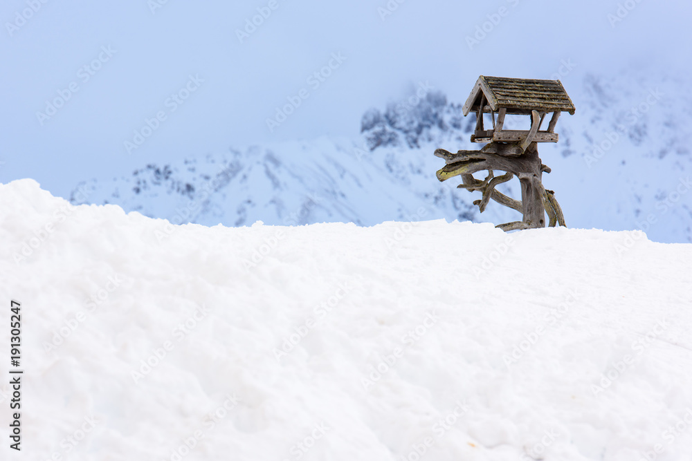 Dolomites. Magic of winter on the plateau of Siusi Dolomites. Magic of winter on the plateau of Siusi