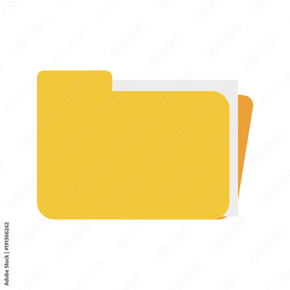 File folder symbol icon vector illustration graphic design